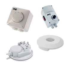 Accessoires dédiés à la régulation des appreils de ventilation - Cairox