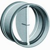 Clapet anti-retour circulaire en acier galvanisé embouti (Ø80 mm au Ø200 mm) ou soudé et moleté (Ø200 mm au Ø400 mm) _ OKA-B