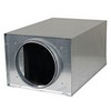 Silencieux de forme rectangulaire avec raccordements circulaires _ COMPACT