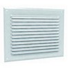 Grille applique à lames fixes inclinées sans (BLR-0) ou avec grille anti-moustiques (BLR-0 GAM) _ BLR-0 (GA)