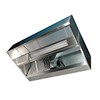 Hotte dynamique professionnelle pour cuisson horizontale (hauteur 400 mm) _ KHAD