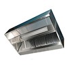 Hotte statique professionnelle pour cuisson horizontale (hauteur 400 mm) _ KHAS