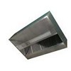 Hotte dynamique professionnelle double flux pour cuisson horizontale (hauteur 400 mm) _ KHAC