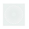 Diffuseur carré design à jet hélicoïdal sur panneau de faux plafond 600 x 600 mm _ PS/RWE-3