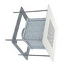 Plénum de raccordement avec piquage circulaire axial pour fixation des grilles de sécurité _ REDV