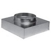 Plénum de raccordement avec piquage circulaire axial
pour fixation des diffuseurs carrés _ RET