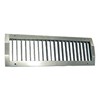 grille simple déflexion à ailettes verticales mobiles, fixation par vis apparentes _ SPC-V